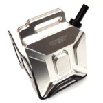 Silver Billet Machined Scale Jerry Can Accessory for Axial SCX6 1/6