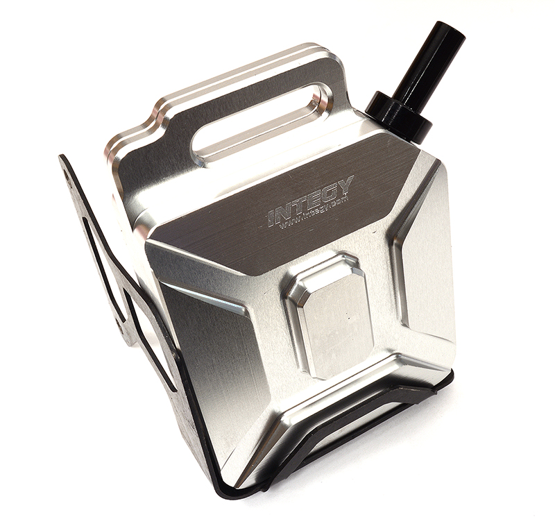 C32423SILVER Silver Billet Machined Scale Jerry Can Accessory for Axial SCX6 1/6 - Image 1