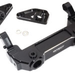 Black Billet Machined Front Bumper & Body Mounts for Axial SCX6 1/6 Scale 251008