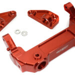 Red Billet Machined Front Bumper & Body Mounts for Axial SCX6 1/6 Scale 251008