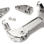 Silver Front Bumper & Body Mounts for Axial SCX6 1/6 Scale RC Crawler 251008