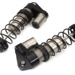 Adjustable Grey Piggyback Shocks for Traxxas 1/10 Maxx 4S - Set of 2 8961