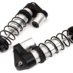 Silver Adjustable Piggyback Shocks for Traxxas 1/10 Maxx 4S - 2 Pack 8961