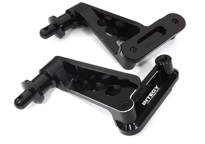 C32427BLACK Billet Machined Rear Body Mounts & Posts for Axial 1/6 SCX6 JLU Wrangler 251008 - Image 1