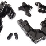 Black Billet Machined Front Bulkhead Upgrade for 1/5 DBXL-E 2.0 4WD