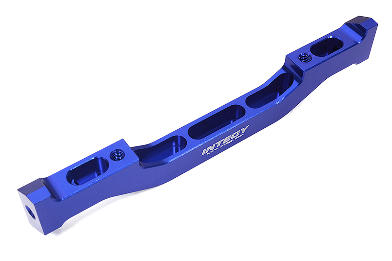 C32433BLUE Blue Billet Machined Transmission Case Brace for Axial 1/6 Scale SCX6 252013 - Image 1