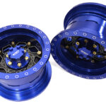 Billet Machined 8 Spoke Alloy Wheel Upgrade Kit (1-pair) for 1/6 SCX6 45001