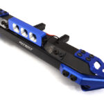 Blue Realistic Front Alloy Bumper w/ LED for Traxxas TRX-4 w/ 43mm Mount