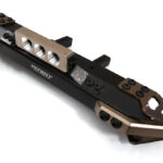 Grey Realistic Front Alloy Bumper w/ LED for Traxxas TRX-4 w/ 43mm Mount