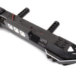 Black Alloy Front Bumper with LED Lights for Axial SCX6 JLU Wrangler 250002