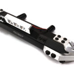 Silver Front Alloy Bumper with LED Lights for Axial SCX6 JLU Wrangler 250002