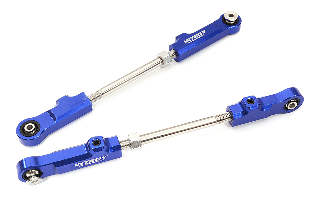 C32444BLUE Machined Rear Upper Suspension Linkages for Arrma 1/8 Kraton 6S BLX V5 AR330221 - Image 1