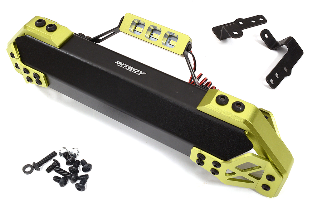 C32446GREEN Realistic Metal Front Bumper Kit w/ LED for Traxxas X-Maxx 4X4 7735 - Image 1