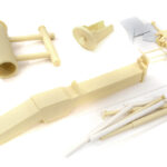 Realistic Resin Marine Cargo Crane Decoration Kit 130x160mm for RC Boat