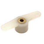 Nylon 3mm Straight Rudder Steering Arm for RC Boat (r=30mm)