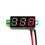 Precision Voltmeter Color LED Display 3.00V-30.0VDC
