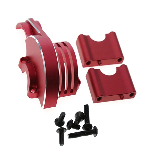 C32476RED Complete Center Differential Mount Assembly for Traxxas 1/8 Sledge 4WD 9584 - Image 1