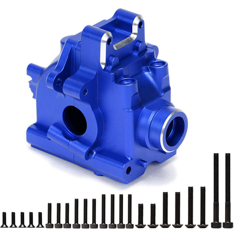 C32477BLUE Alloy Machined Bulkhead Set for Traxxas 1/8 Sledge 4WD Monster Truck 9529 - Image 1