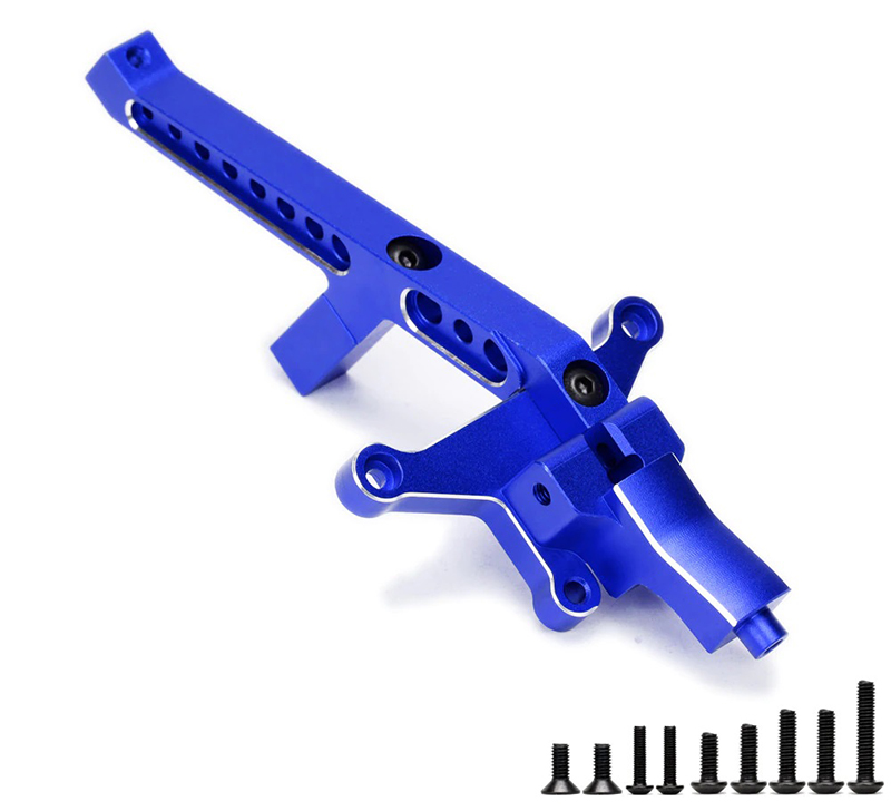 C32478BLUE Alloy Machined Front Chassis Brace for Traxxas 1/8 Sledge 4WD Monster Truck 9520 - Image 1