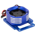 38x38mm Alloy Case Cooling Fan w/ Color LED & Mount for Traxxas 1/8 Sledge