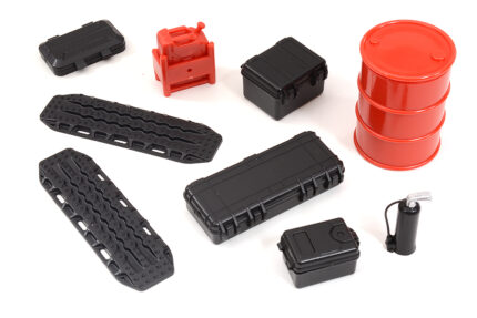 Realistic Model 1/24 Scale Accessories Set for Off-Road Crawler