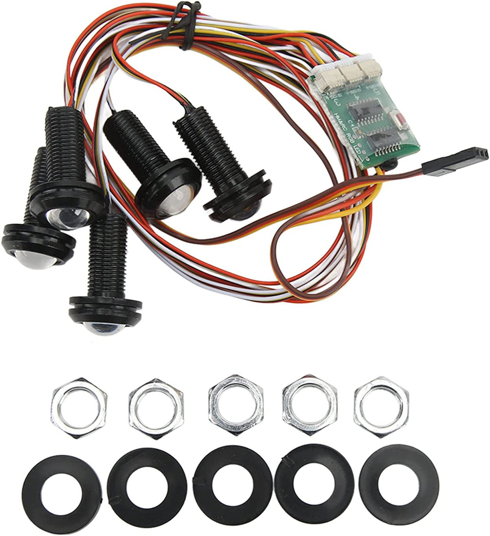 C32524 Multicolor LED Light Kit for Traxxas 1/10 Scale Slash 2WD RC Truck - Image 1