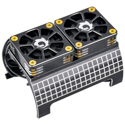 Alloy Heatsink w/ Cooling Fans for 1/5 Scale 55-58mm O.D. Size Drive Motor