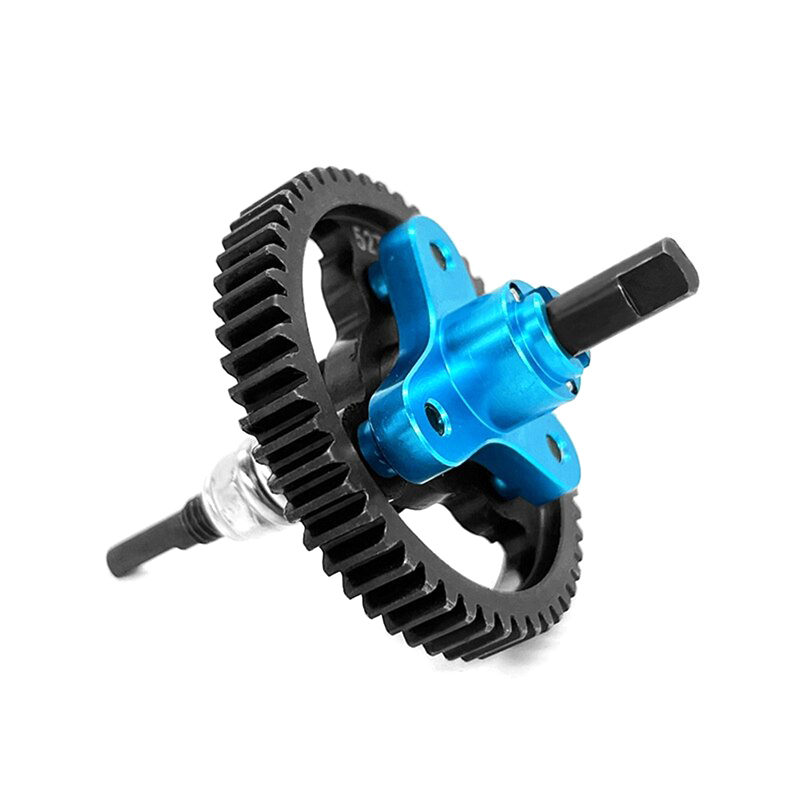 C32532BLUE Steel 52T Spur Gear with Clutch Eliminator for Traxxas 1/10 Blue - Image 1