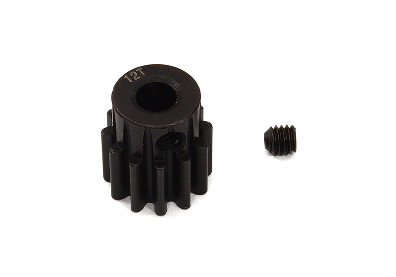 C32537 Machined 5mm Bore Mod1 12-Tooth Pinion Gear for Traxxas 1/8 Sledge 4WD 6482X - Image 1