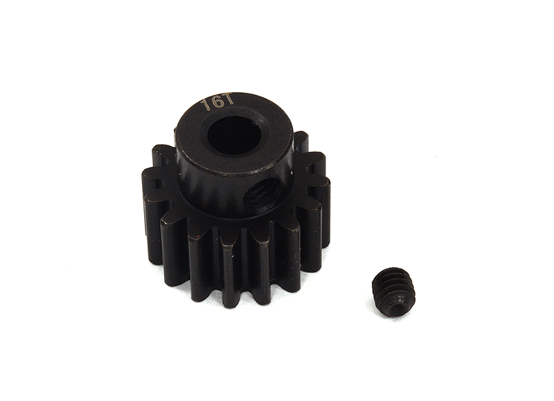 C32539 Billet Machined 5mm Bore Mod1 16-Tooth Pinion Gear for Traxxas 1/8 Sledge 4WD - Image 1