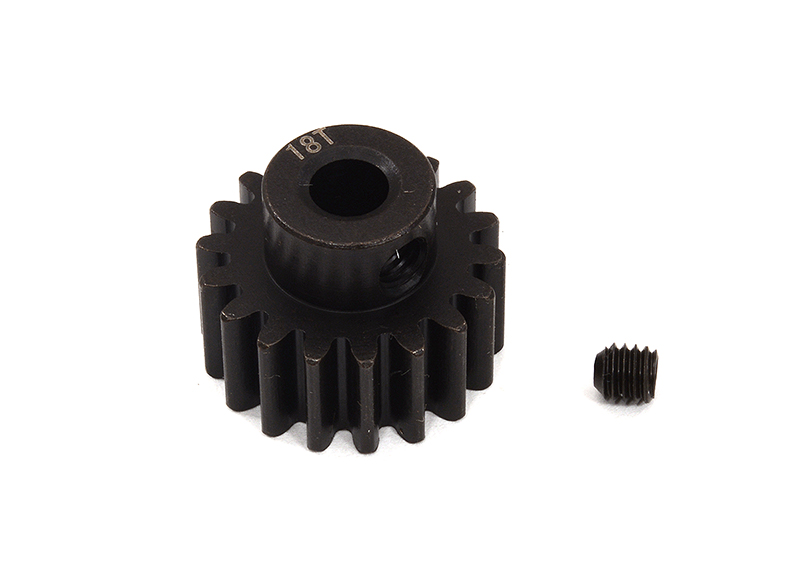 C32540 Billet Machined 5mm Bore Mod1 18-Tooth Pinion Gear for Traxxas 1/8 Sledge 4WD - Image 1
