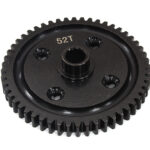 Billet Machined 52-Tooth Spur Gear for Traxxas 1/8 Sledge 4WD - Black 9652