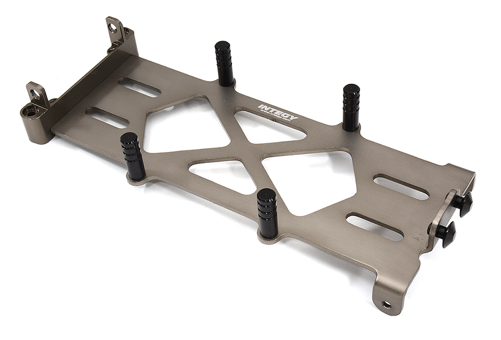 C32542GREY Alloy Machined Battery Tray for Losi 1/8 LMT 1.0 4WD Monster Truck - Image 1
