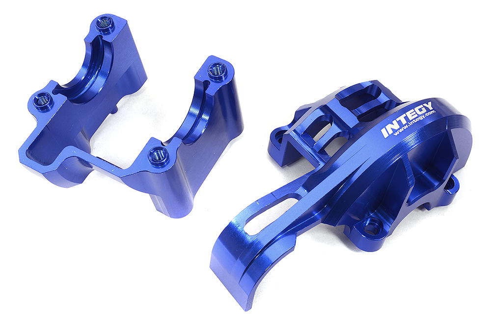C32544BLUE Billet Machined Center Differential Carrier Mount for Traxxas 1/8 Sledge 9584 - Image 1