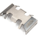 Stainless Steel Center Skid Plate Gearbox Cover for Axial 1/24 SCX24