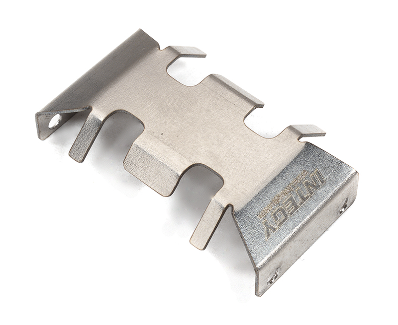 C32545 Stainless Steel Center Skid Plate Gearbox Cover for Axial 1/24 SCX24 - Image 1