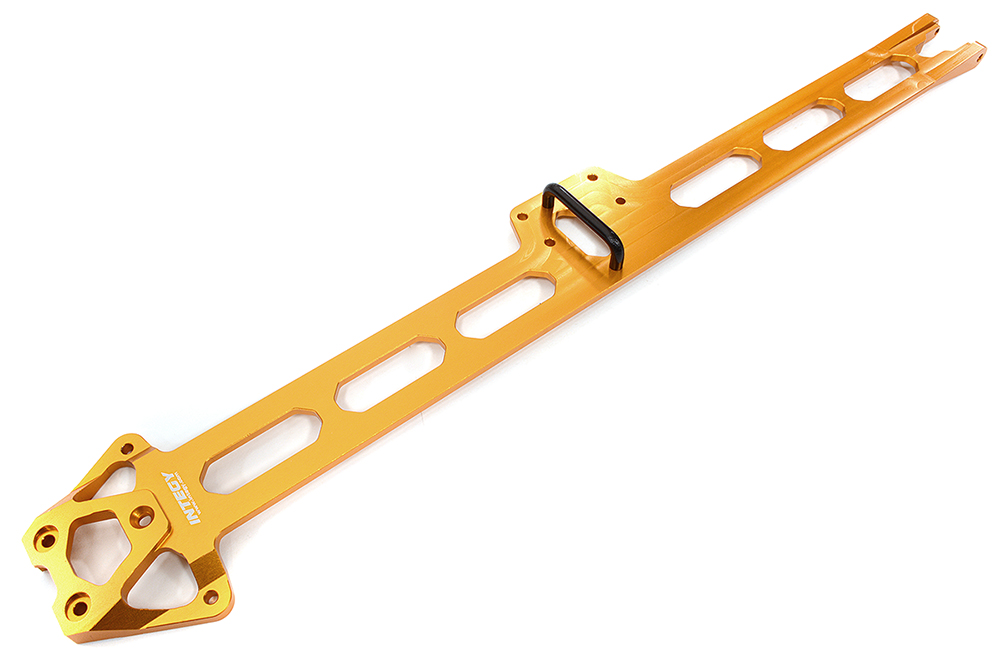 C32547ORANGE Billet Machined Chassis Upper Deck for Losi 1/10 Lasernut U4 4WD Brushless RTR - Image 1