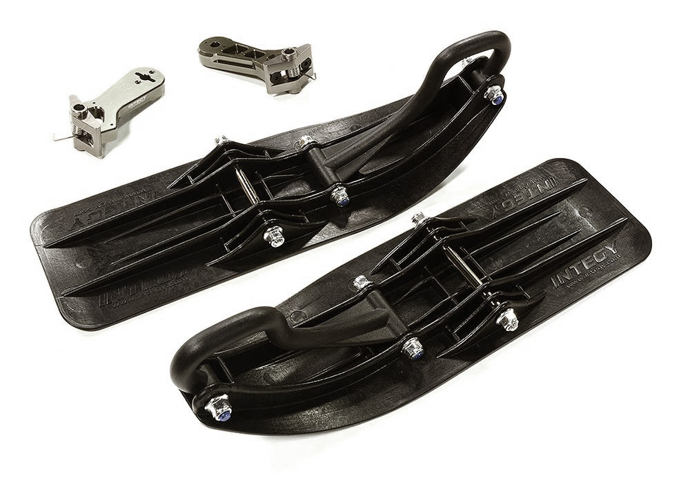 C32550GREY Grey Front Sled Attachment Conversion Kit for Losi 1/5 DBXL-E 2.0 4WD (for RWD) - Image 1