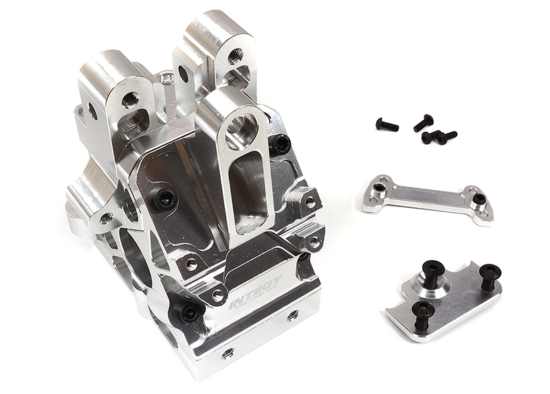 C32551SILVER Billet Machined F/R Gearbox Housing for Arrma 1/5 Kraton 4X4 8S BLX ARA310935 - Image 1