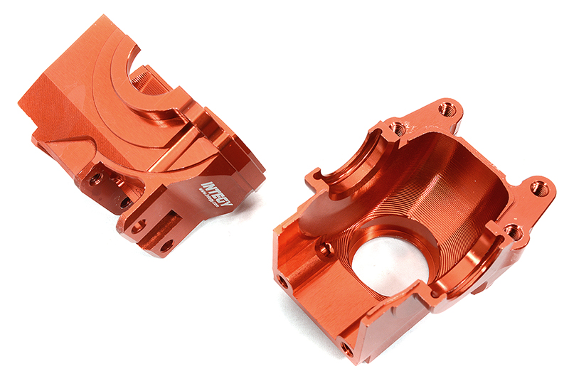 C32552RED Billet Machined Rear Differential Housing for Traxxas 1/10 Rustler 4X4 6880 - Image 1