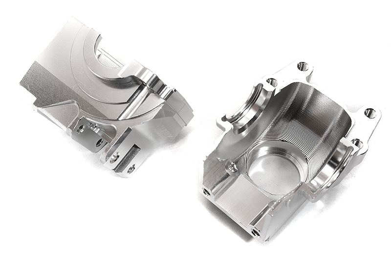 C32552SILVER Billet Machined Rear Differential Housing for Traxxas 1/10 Rustler 4X4 6880 - Image 1