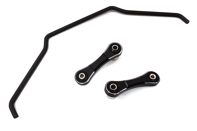 C32554BLACK Anti Sway Bar Set for Losi 1/5 DBXL-E 2.0 - Image 1