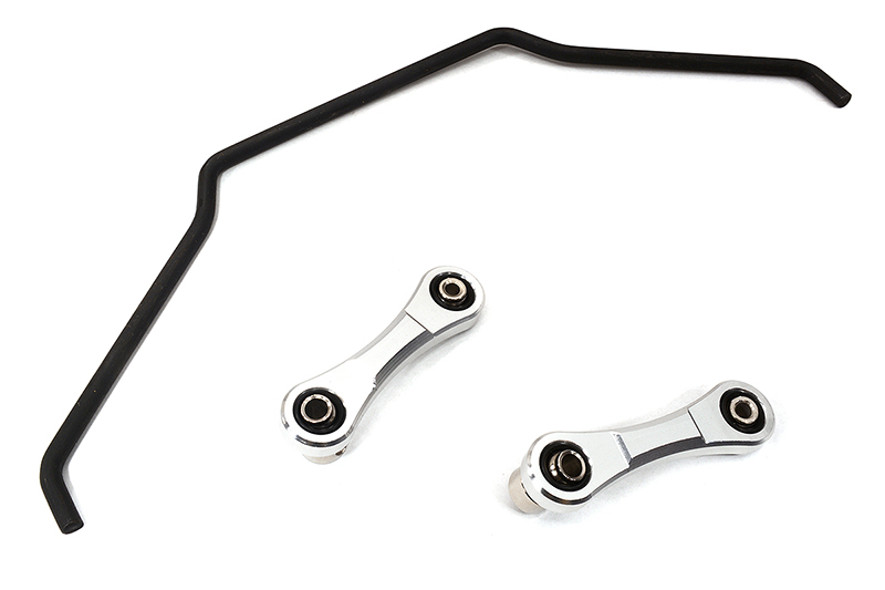 C32554SILVER Anti Sway Bar Set for Losi 1/5 DBXL-E 2.0 - Image 1