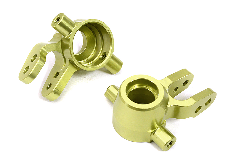 C32559GREEN Billet Machined Steering Knuckles for Traxxas 1/10 Hoss 4X4 6837 - Image 1