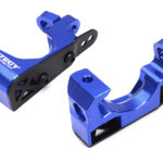 Blue Billet Machined Caster Blocks for Traxxas 1/10 Scale Hoss 4X4 6832