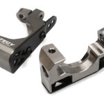 Grey Billet Machined Caster Blocks for Traxxas 1/10 Scale Hoss 4X4 6832