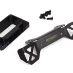 Black Billet Machined Front Body Mount Set for Traxxas 1/8 Scale Sledge 4WD 9515