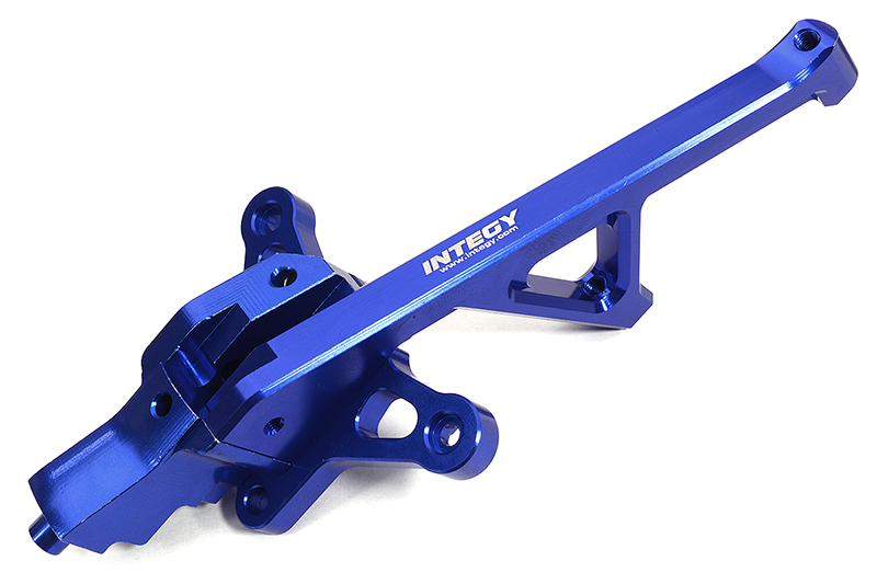 C32564BLUE Billet Machined Front Chassis Brace for Traxxas 1/8 Sledge 4WD - Blue 9520 - Image 1