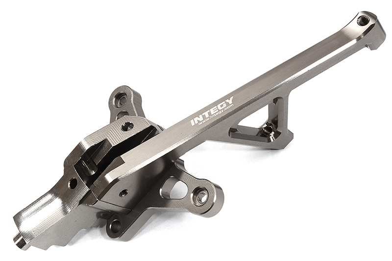 C32564GREY Billet Machined Grey Front Chassis Brace for Traxxas 1/8 Sledge 4WD 9520 - Image 1