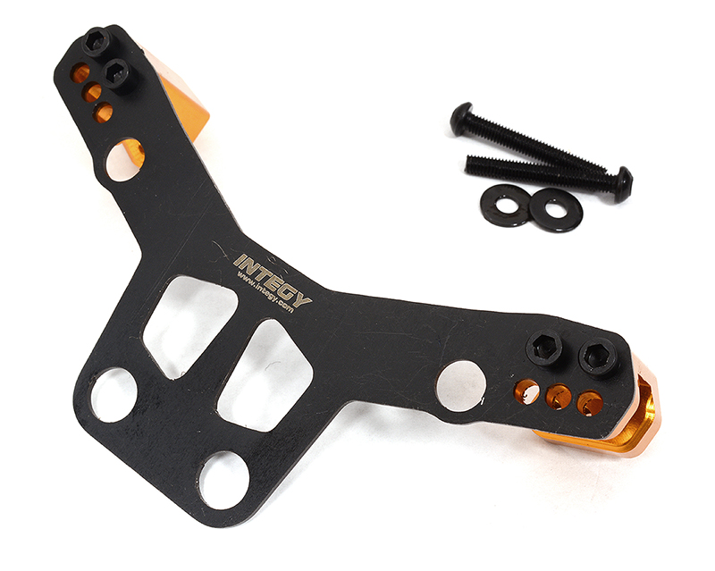 C32567ORANGE Front Shock Tower Extension Add-On for Arrma 1/10 Vorteks 4X4 3S BLX ARA320634 - Image 1